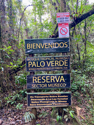 palo verde reserva sign