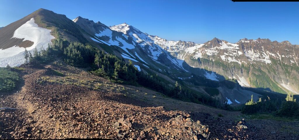 pct s 7 goat rocks panorama pct s 7 goat rocks panorama