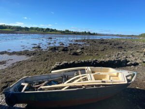 boat low tide