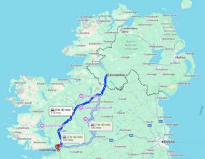 map enniskillen to galway